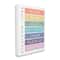 Stupell Industries Bold List of Playroom Rules Kids Rainbow Stripes Canvas Wall Art